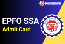 EPFO SSA Admit Card 2023 Out, Call Letter Download Link Available Now EPFO SSA Admit Card