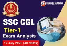SSC CGL Tier 1 Exam Analysis 19 July 2023 All Shifts Exam Review & Questions SSC CGL Tier 1 Exam Analysis 19 July 2023