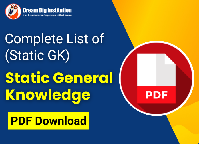 Static GK PDF Download