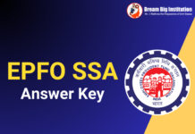 EPFO SSA Answer Key 2023 Out, Download Response Sheet PDF EPFO SSA Answer Key