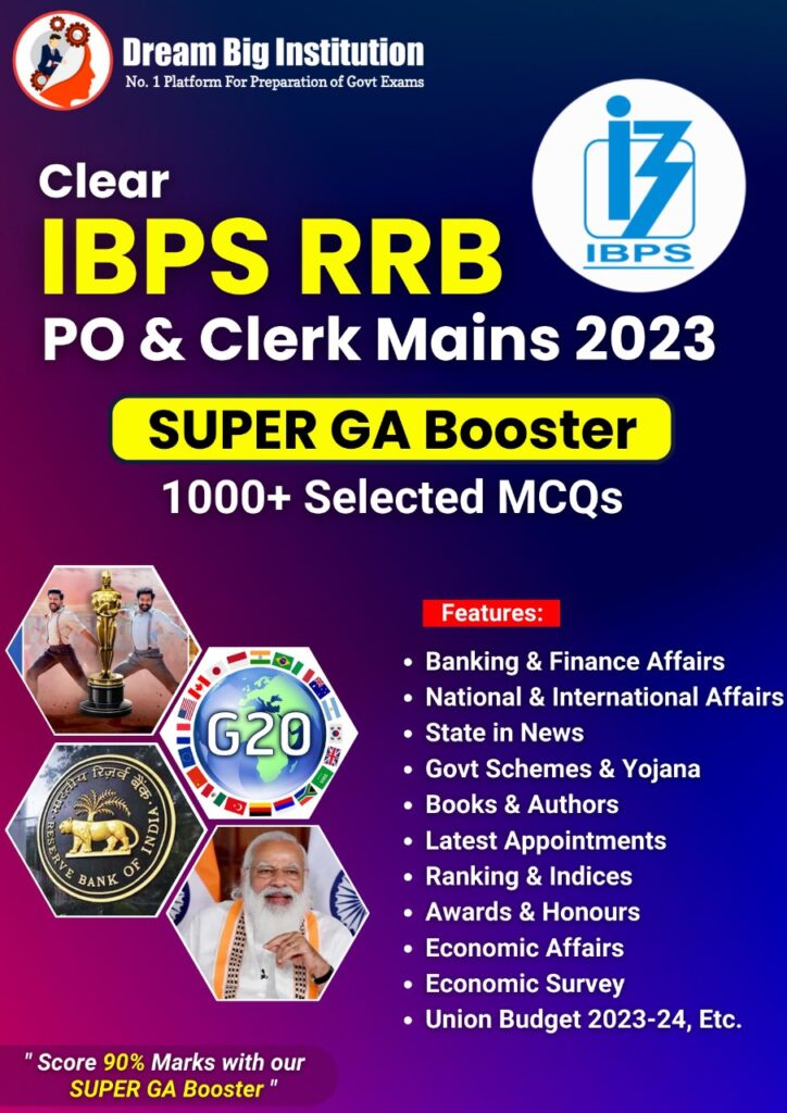 IBPS RRB PO & Clerk Mains GA Booster 2023