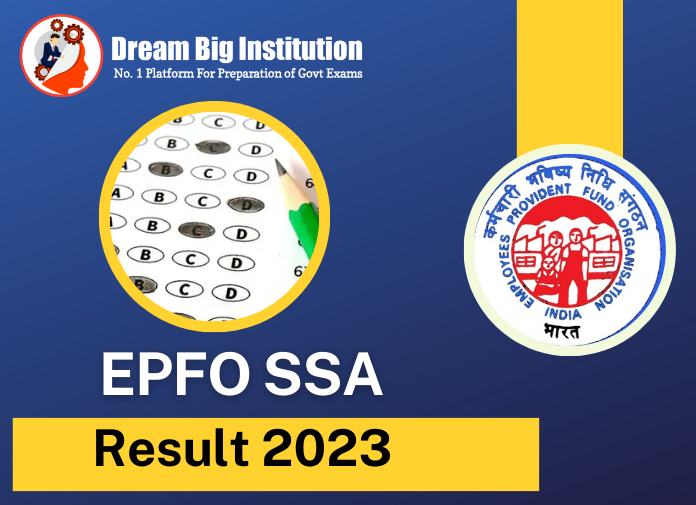 EPFO SSA Result 2023 Out