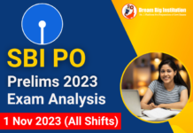 SBI PO Prelims Exam Analysis 1 November 2023 Check Shift 1 SBI PO Prelims Exam Analysis 1 November 2023