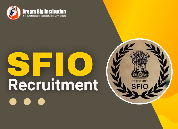 SFIO Recruitment 