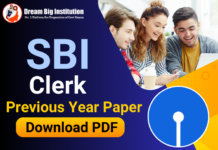 SBI Clerk Previous Year Question Paper PDF Download Here SBI Clerk Previous Year Question Paper