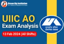 UIIC AO Exam Analysis 13 February 2024: Shift 1, 13 February Review UIIC AO Exam Analysis 13 February 2024