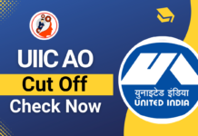 UIIC AO Cut Off 2024 Out, Category Wise Cut Off Marks UIIC AO Cut Off 2024