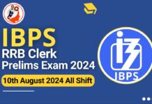 IBPS RRB Clerk Prelims Exam Analysis 10 August 2024 Shift 1,2 IBPS RRB Clerk Prelims Exam Analysis 2024