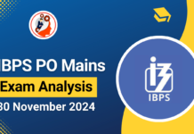 IBPS PO Mains Exam Analysis 30 November 2024 Good Attempts and Difficulty Level IBPS PO Mains Exam Analysis 30 November 2024